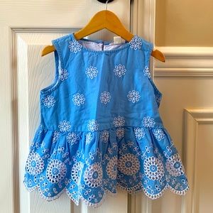 Girls size 7 Crewcuts top